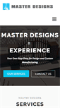 Mobile Screenshot of masterdesigns.com